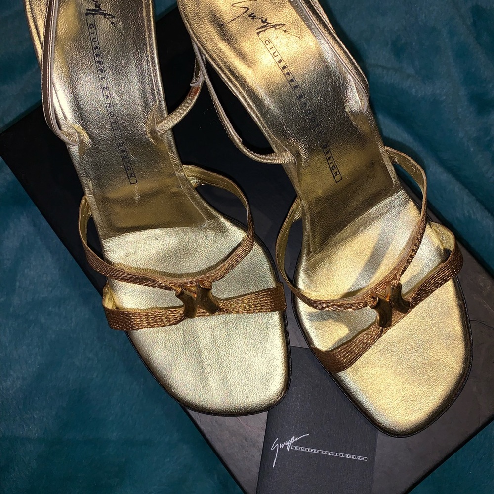 A pair of Giuseppe Zanotti heels slightly used in great condition.
